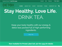 Tablet Screenshot of detoxsupremetea.com